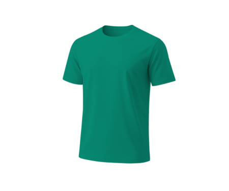 Men’s 100% Mint Green Round Neck T-Shirt – Premium Comfort & Style