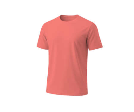 Men’s 100% Peach Round Neck T-Shirt – Premium Comfort & Style