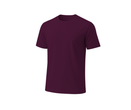 Men’s 100% Wine Round Neck T-Shirt – Premium Comfort & Style