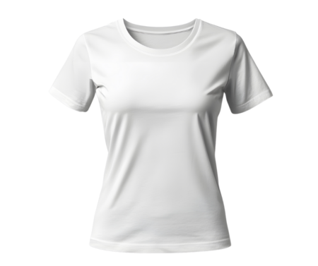 Women’s Pure Cotton - Elastane Round Neck T-Shirt – Premium Comfort & Style