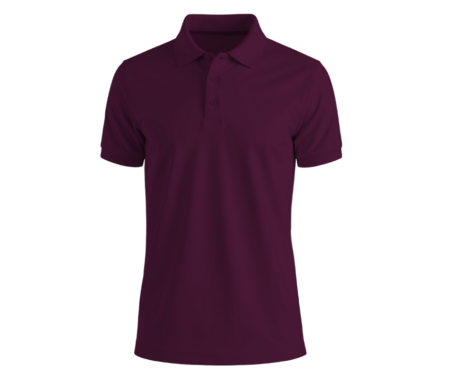 Unisex 100% Cotton Polo T-Shirt – Wine Premium Comfort & Style