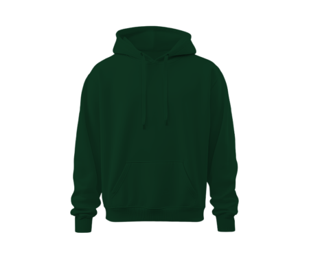 Unisex 100% Cotton Hoodies – Bottle Green Premium Comfort & Style