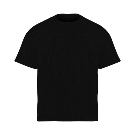 Unisex 100% Cotton Oversized T-Shirt – Black Premium Comfort & Style